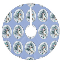 Weihnachten Polyester Weihnachtsbaumdecke