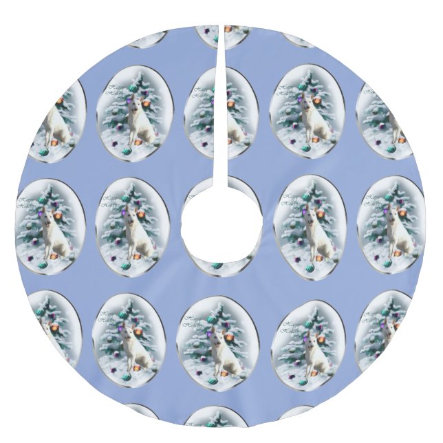 Weihnachten Polyester Weihnachtsbaumdecke (Vorderseite)