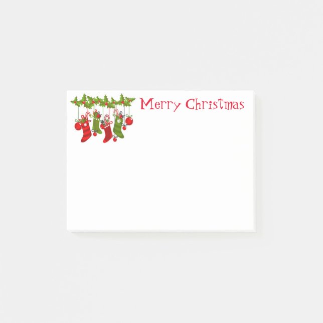 Weihnachten  post-it klebezettel (Vorderseite)