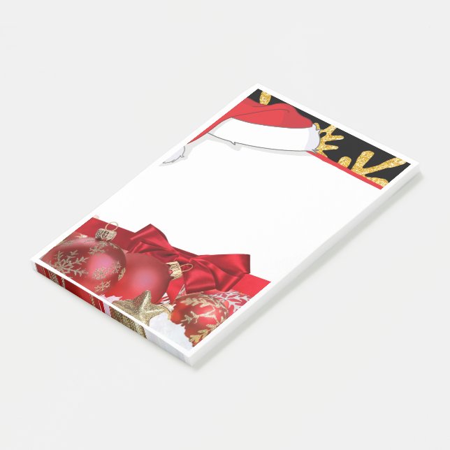 Weihnachten Post-it Klebezettel (angewinkelt)
