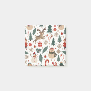 Weihnachten Post-it®-Notizen. Post-it Klebezettel