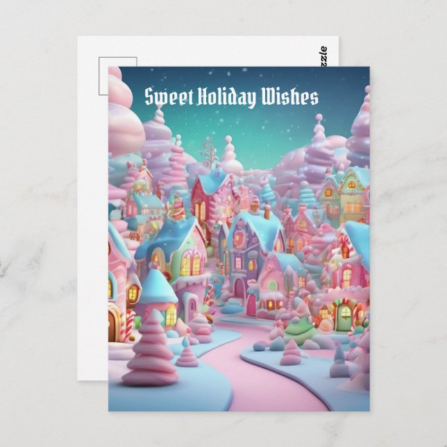 Weihnachten Postkarte (Vorne/Hinten)