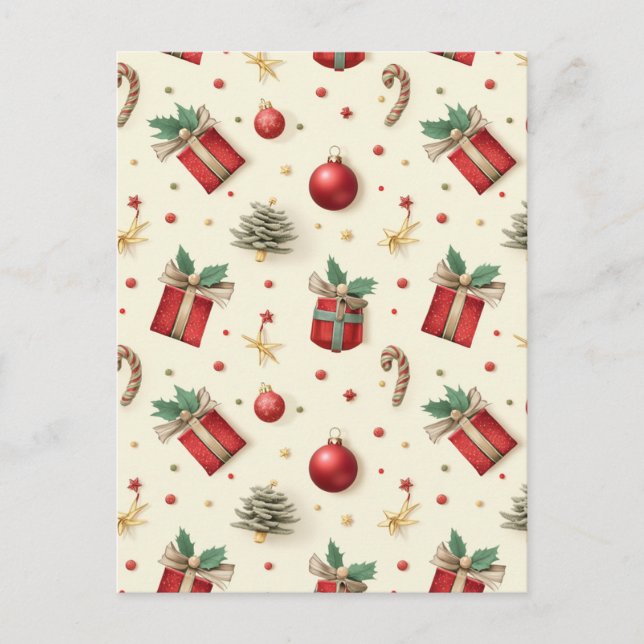 Weihnachten Postkarte (Vorderseite)