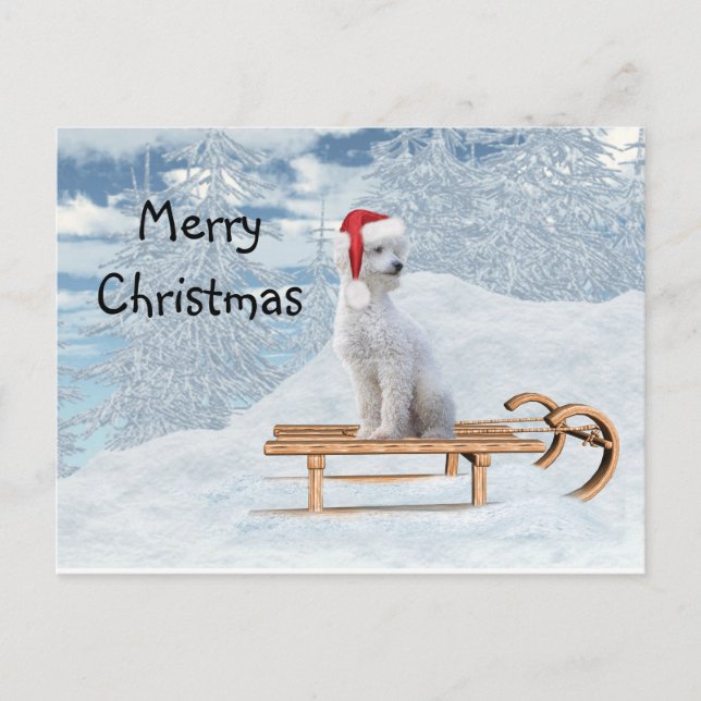 Weihnachten Postkarte (Vorderseite)