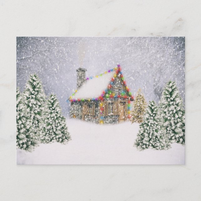 Weihnachten Postkarte (Vorderseite)