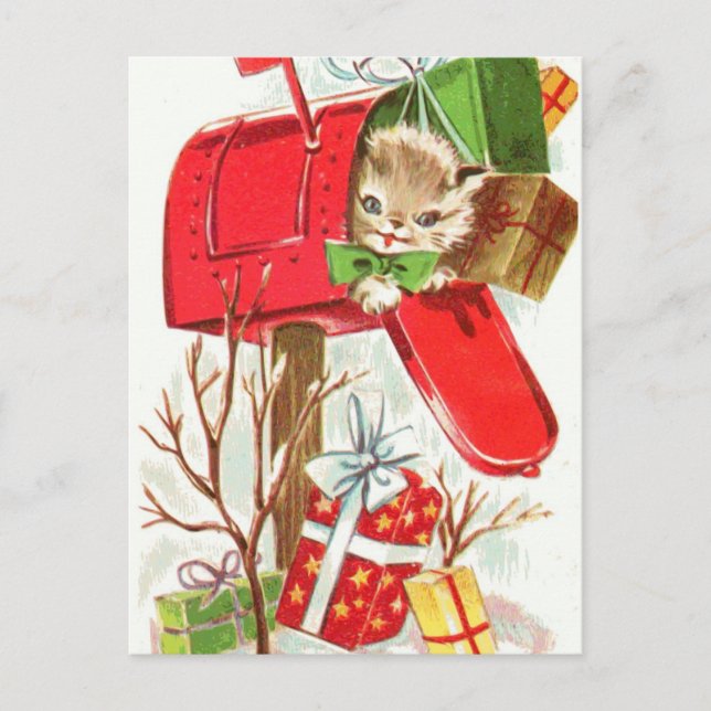 Weihnachten Postkarte (Vorderseite)