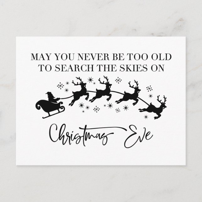 Weihnachten Postkarte (Vorderseite)