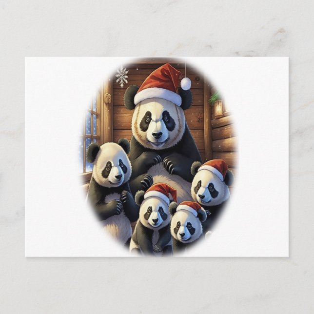 Weihnachten Postkarte (Vorderseite)