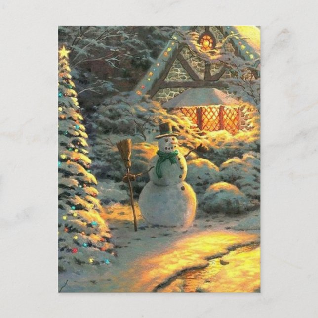 Weihnachten Postkarte (Vorderseite)
