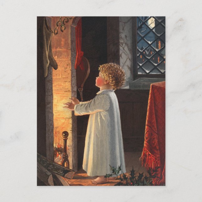 Weihnachten Postkarte (Vorderseite)