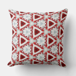 Weihnachten präsentiert Kaleidoskop Kissen