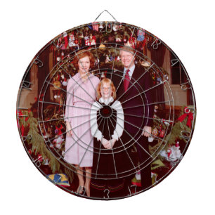 Weihnachten Präsident James Jimmy Carter Weißen Ha Dartscheibe