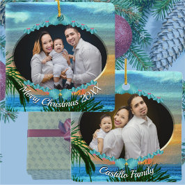 Weihnachten Puerto Sunset 1557 Keramikornament