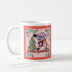 Weihnachten , Ratte Kaffeetasse