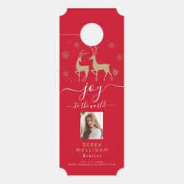 Weihnachten Real Anwesen Marketing Door Hanger Türanhänger