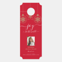 Weihnachten Real Anwesen Marketing Door Hanger Türanhänger