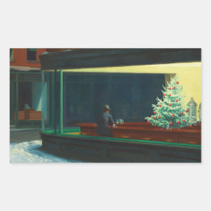 Weihnachten Rechteckiger Aufkleber
