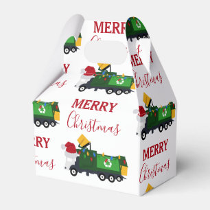 Weihnachten Recycelnd Müllwagen Geschenkschachtel