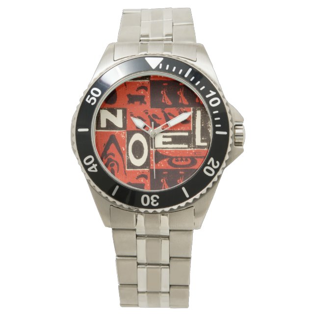 Weihnachten Red Armbanduhr (Vorderseite)
