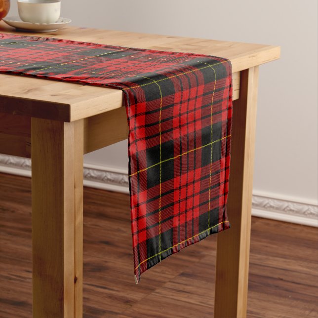 Weihnachten, Red Tartan Kariert Kurzer Tischläufer (Beispiel)