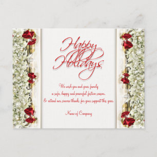 Weihnachten Redewendungen Xmas Firmendanken Postkarte