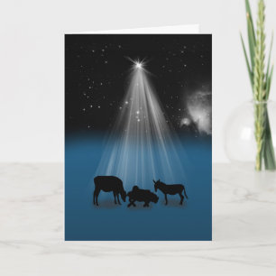 Weihnachten, religiös, Geburt Christi, Sterne, Feiertagskarte