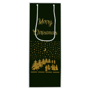 Weihnachten religiös, Geburt Jesu Geschenktüte Für Weinflaschen