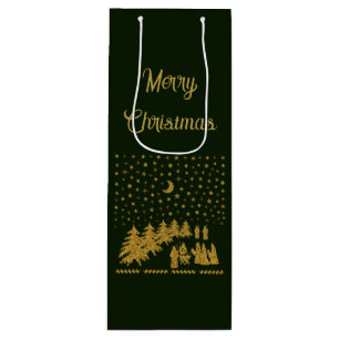 Weihnachten religiös, Geburt Jesu Geschenktüte Für Weinflaschen
