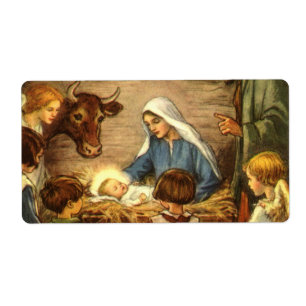 Weihnachten, Religiöse Geburt w Baby Jesus