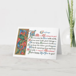 Weihnachten Religiöse Illuminierte Schrift