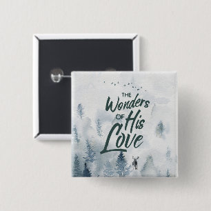 Weihnachten Religiöse Wunder seiner Liebe Segnunge Button