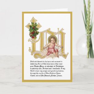 Weihnachten Religiöser St. Andreas Novene Jesuskin