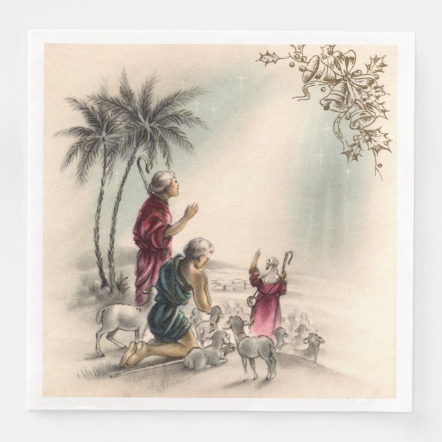 Weihnachten Religiöses Party Serviette (Vorderseite)