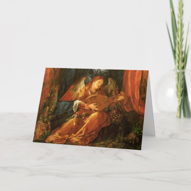 Weihnachten, Renaissancegel von Durer Feiertagskarte (Vorderseite)