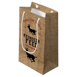 Weihnachten - Rentier Gefüttert Kleine Geschenktüte