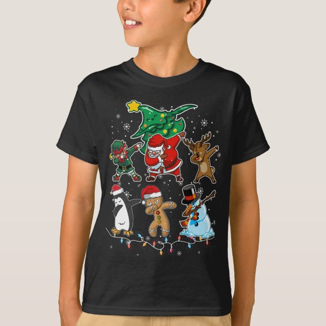 Weihnachten - Rentier und Freunde S T-Shirt (Vorderseite)