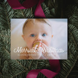 Weihnachten Retro Familienurlaub Foto Postkarte<br><div class="desc">Eine moderne Typografie für diese Fotokartensammlung. So passen Sie an Ihre Lieblingsfamilienbilder an. Sie können die Farbe des Schriftartes auch ganz nach Ihren Wünschen ändern.</div>
