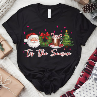 Weihnachten, Retro merken, Funny Christmas Geschen Tri-Blend Shirt