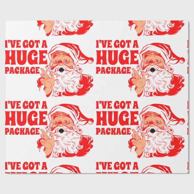 Weihnachten, riesiges Paket Geschenkpapier (Flach)