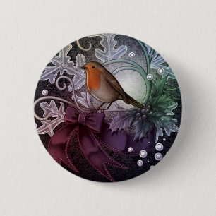 Weihnachten Robin Button