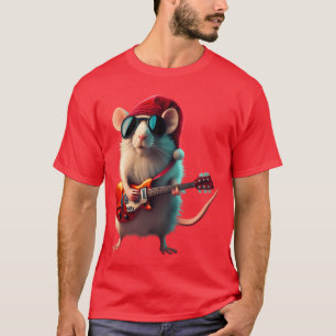 Weihnachten Rocker Maus Weihnachten Serie Junge T-Shirt