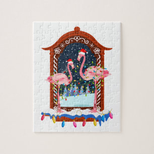 Weihnachten - Rosa Flamingos Feiertag