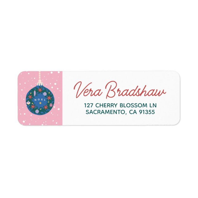 Weihnachten Rosa Weihnachtsschmuck (Vorne)