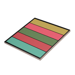 Weihnachten Rot Gold Grüne Farbe auf Aquarellpapie Fliese