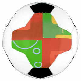 Weihnachten Rot Grün Geometrisch  Fußball