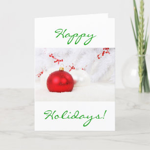 Weihnachten - Rot und Weiß - Happy Holidays I