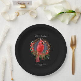 Weihnachten Roter Kardinal Weihnachten Solstice Bo Pappteller