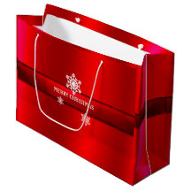 Weihnachten, Roter Satin, Schneeflocken, Custom