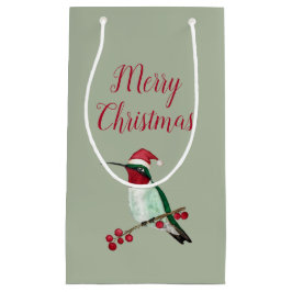 Weihnachten Ruby-throated Hummingbird Kleine Geschenktüte