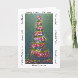 Weihnachten rund um die Welt "x 7" Weihnachtskarte Karte